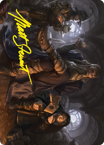 {A} Sharkey, Tyrant of the Shire Art Card (Gold-Stamped Signature) [The Lord of the Rings: Tales of Middle-earth Art Series][GS ALTR 022]