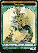 {T} Cat Warrior // Elemental Double-sided Token [Commander 2018 Tokens][TC18 015]