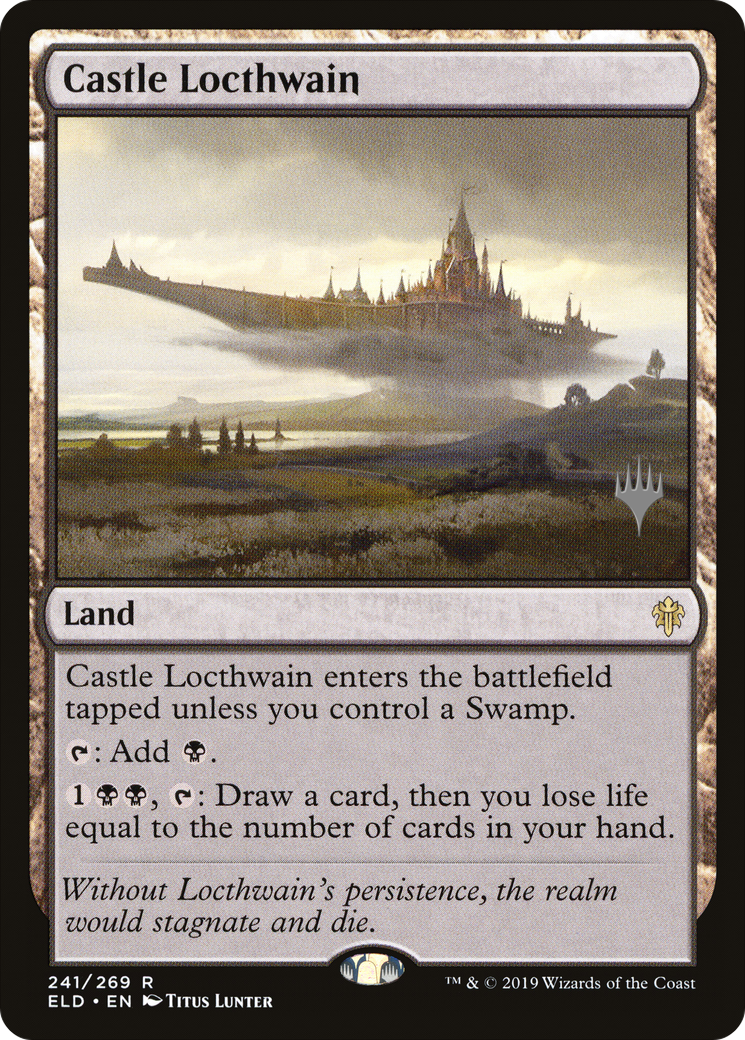 {R} Castle Locthwain (Promo Pack) [Throne of Eldraine Promos][PP ELD 241]