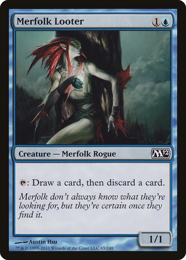 {C} Merfolk Looter [Magic 2012][M12 065]