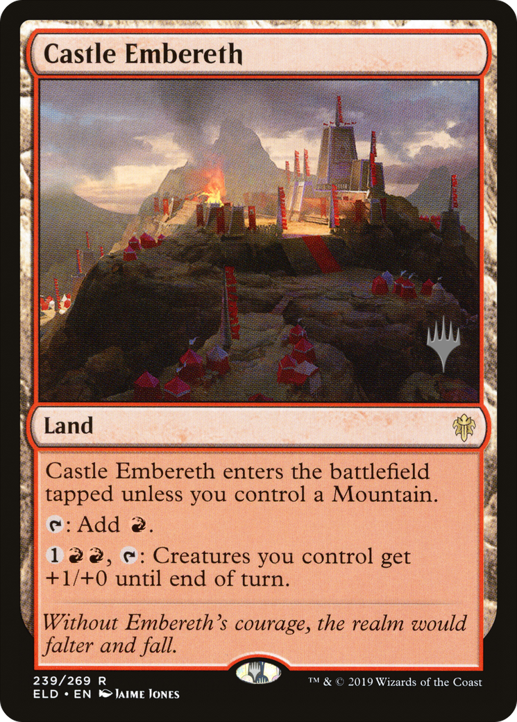 {R} Castle Embereth (Promo Pack) [Throne of Eldraine Promos][PP ELD 239]