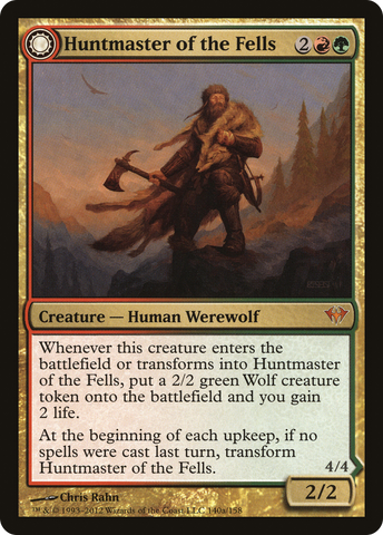{R} Huntmaster of the Fells // Ravager of the Fells [Dark Ascension][DKA 140]