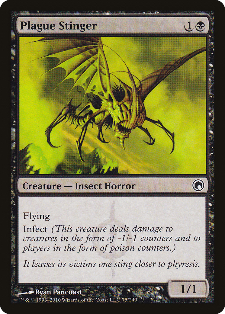{C} Plague Stinger [Scars of Mirrodin][SOM 075]