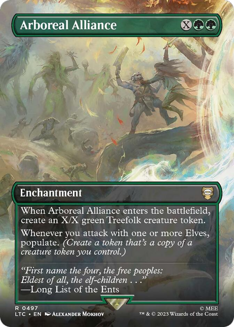 {R} Arboreal Alliance (Borderless) [The Lord of the Rings: Tales of Middle-Earth Commander][LTC 497]