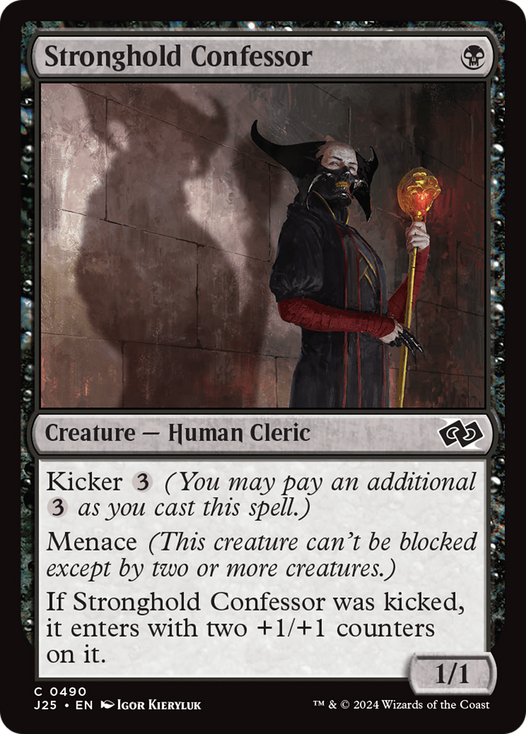 {C} Stronghold Confessor [Foundations Jumpstart][J25 490]