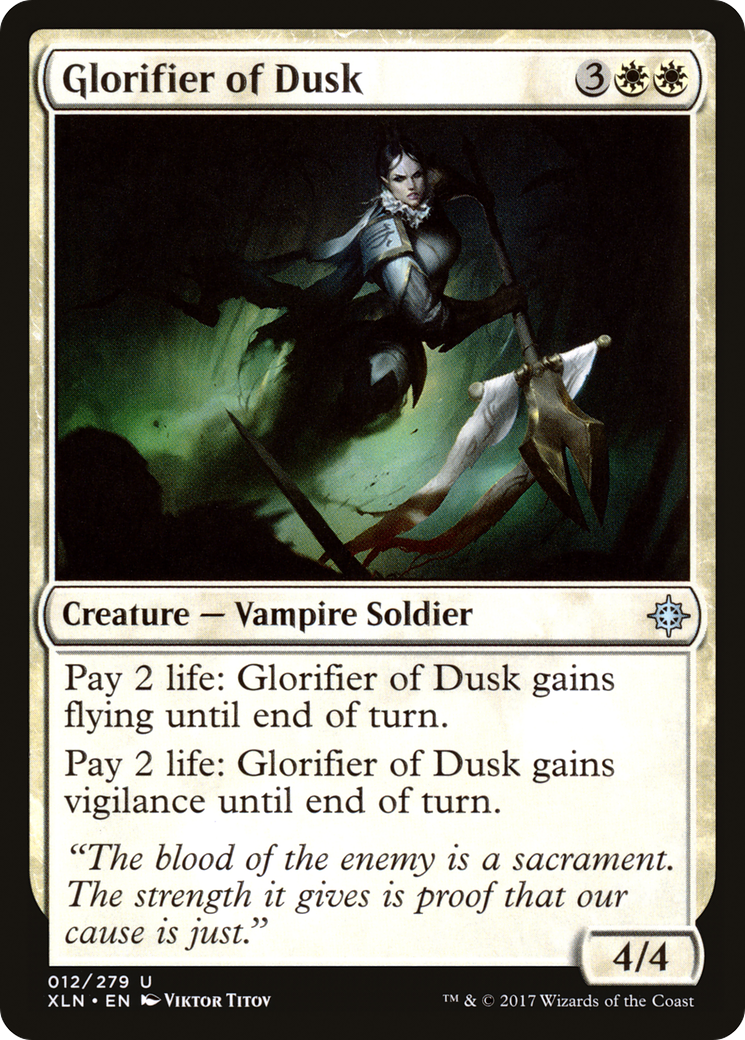 {C} Glorifier of Dusk [Ixalan][XLN 012]