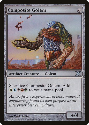 {C} Composite Golem [Tenth Edition][10E 318]