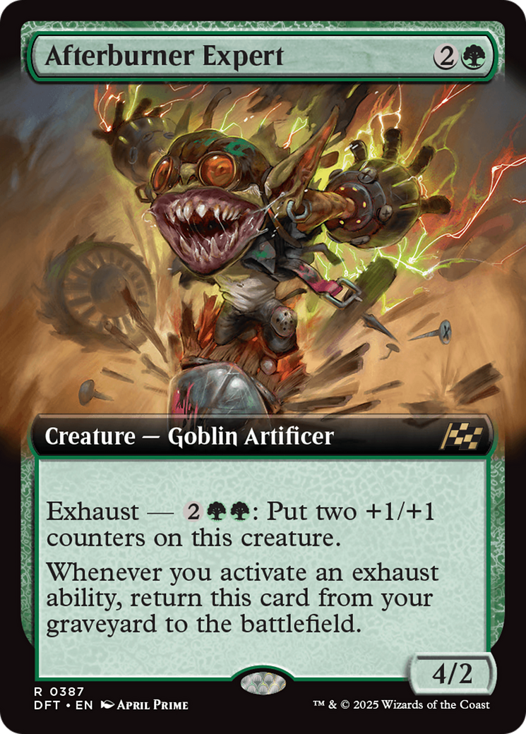 {@R} Afterburner Expert (Extended Art) [Aetherdrift][DFT 387]