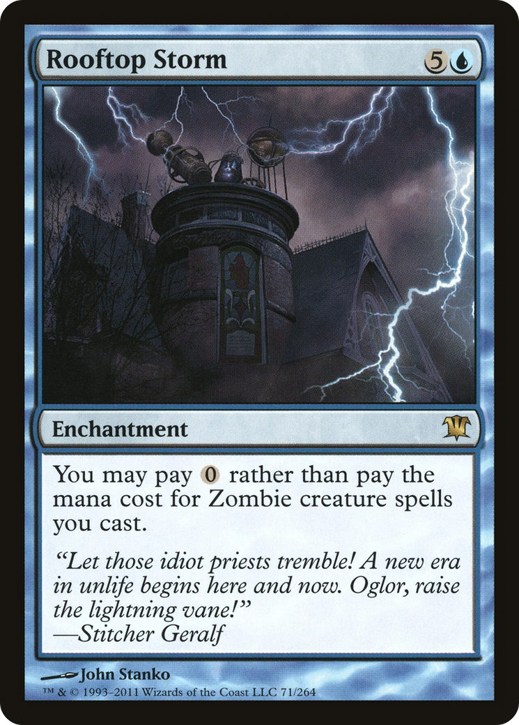{R} Rooftop Storm [Innistrad][ISD 071] - Misty Mountain Games