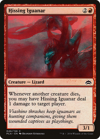 {C} Hissing Iguanar [Planechase Anthology][PCA 046]
