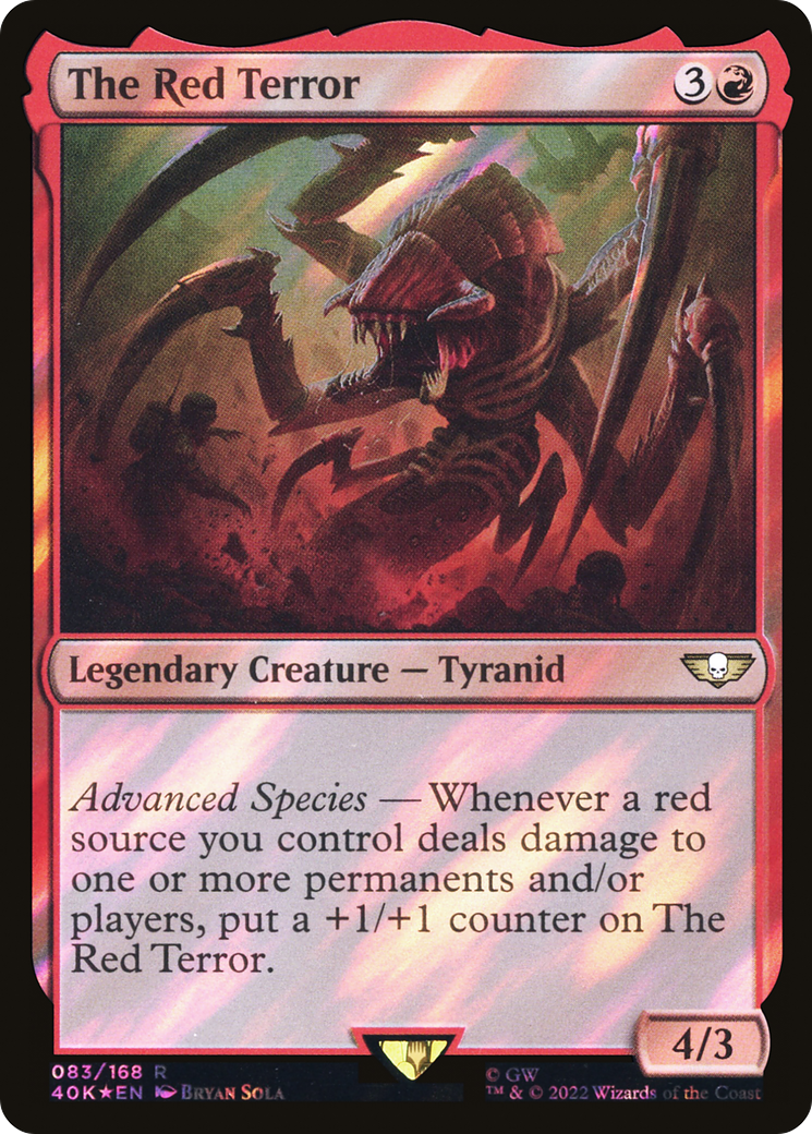 {R} The Red Terror (Surge Foil) [Universes Beyond: Warhammer 40,000][SF 40K 083]