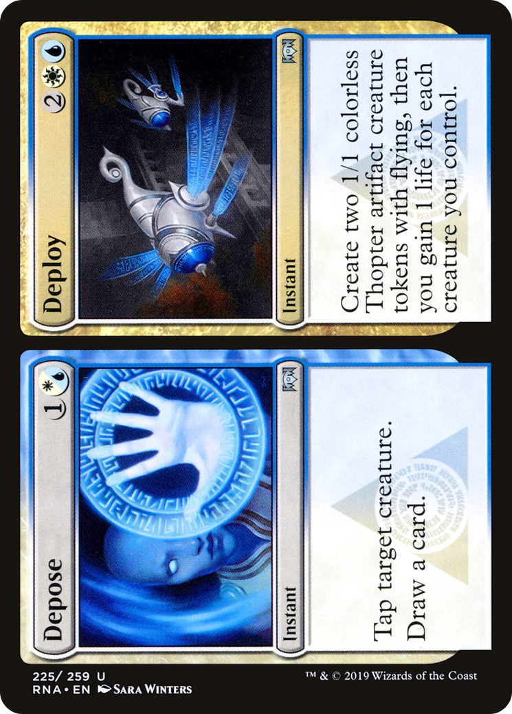 {C} Depose // Deploy [Ravnica Allegiance][RNA 225]