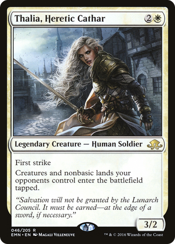 {R} Thalia, Heretic Cathar [Eldritch Moon][EMN 046]