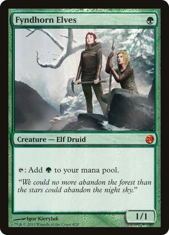 {R} Fyndhorn Elves [From the Vault: Twenty][V13 004]