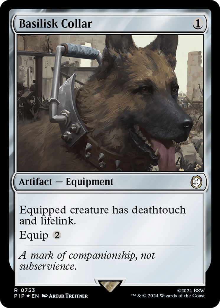 {R} Basilisk Collar (Surge Foil) [Fallout][PIP 753] - Misty Mountain Games