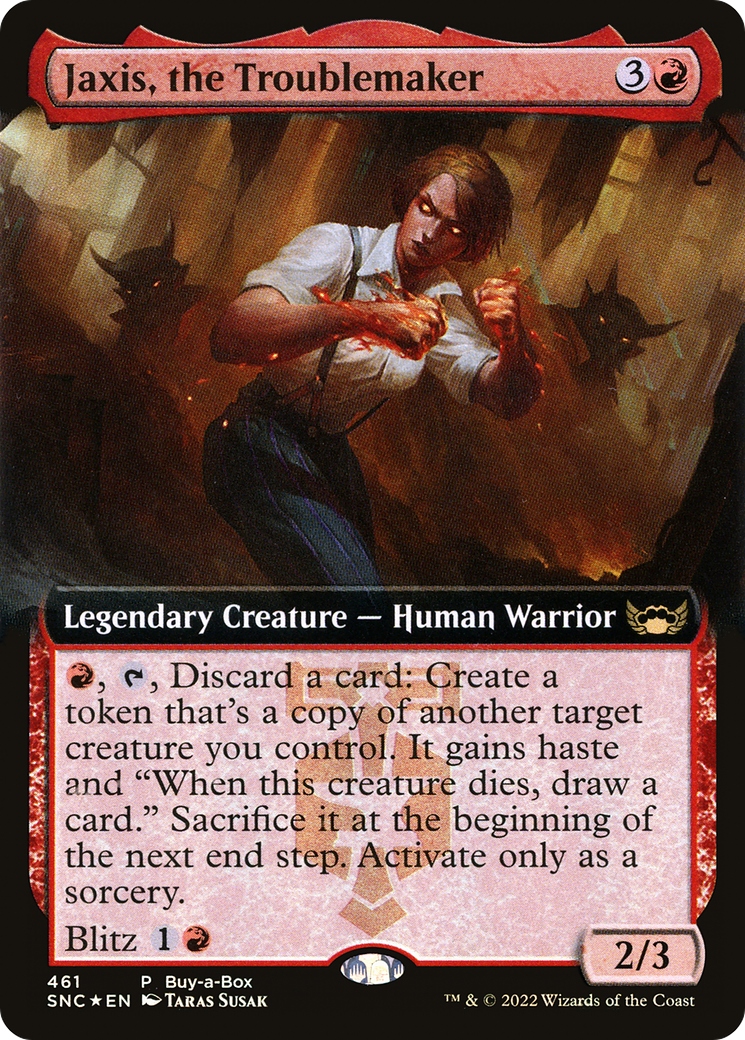 {R} Jaxis, the Troublemaker (Buy-A-Box) [Streets of New Capenna][SNC 461]