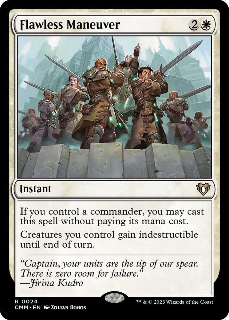 {R} Flawless Maneuver [Commander Masters][CMM 024]