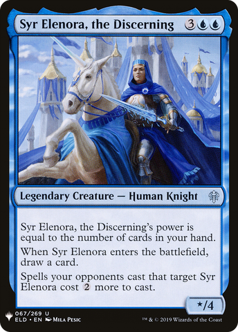 {C} Syr Elenora, the Discerning [Mystery Booster][LS ELD 067]