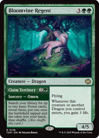 {@R} Bloomvine Regent [Tarkir: Dragonstorm][TDM 136]