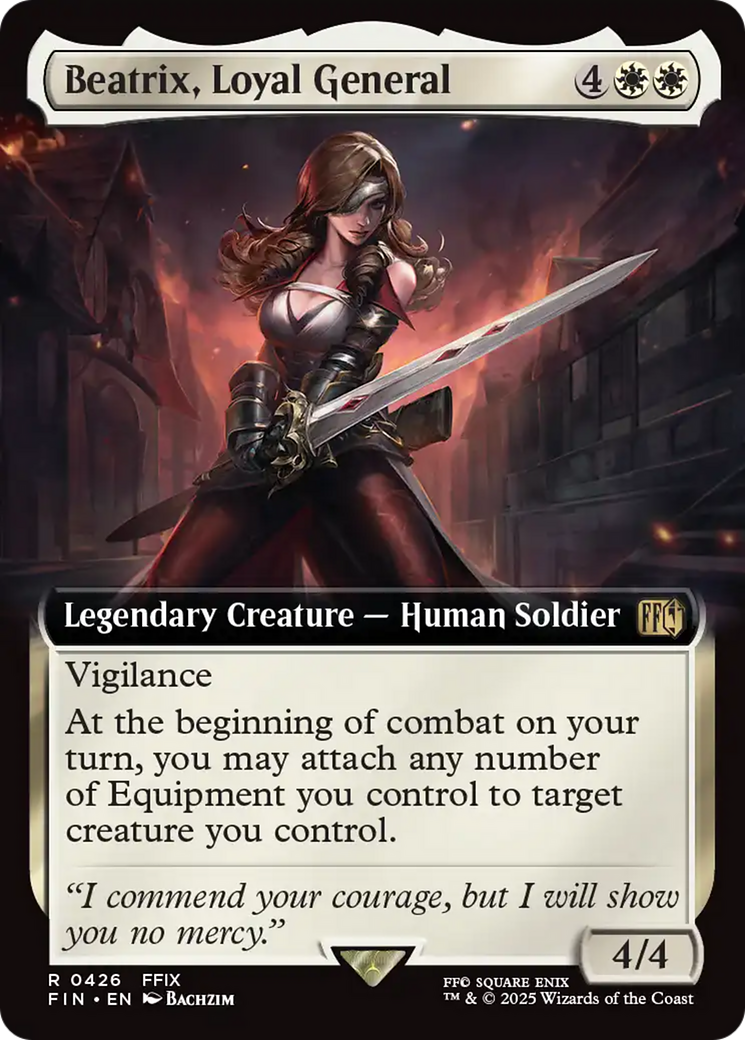 {@R} Beatrix, Loyal General (Extended Art) [FINAL FANTASY][FIN 426]