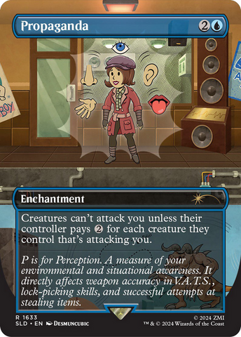 {R} Propaganda (1633) (Rainbow Foil) [Secret Lair Drop Series][RBF SLD 1633]