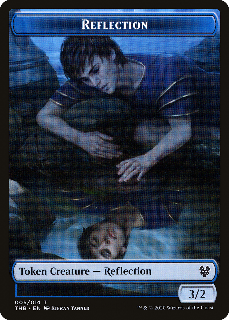 {T} Reflection Token [Theros Beyond Death Tokens][TTHB 005]