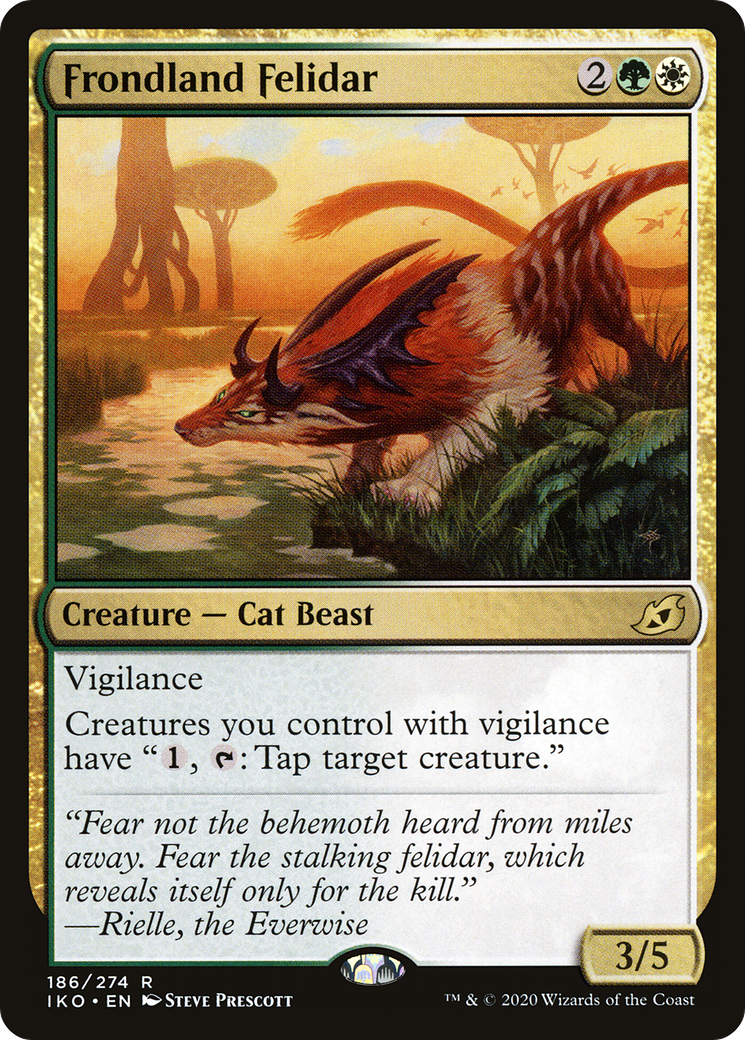 {R} Frondland Felidar [Ikoria: Lair of Behemoths][IKO 186]