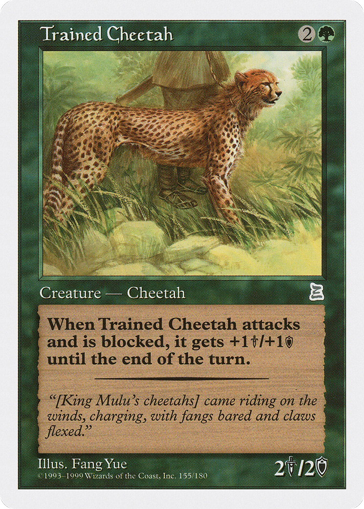 {C} Trained Cheetah [Portal Three Kingdoms][PTK 154]