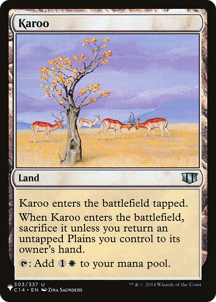 Karoo (C14) [LIST 303/337]