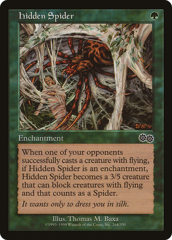 {C} Hidden Spider [Urza's Saga][USG 264]