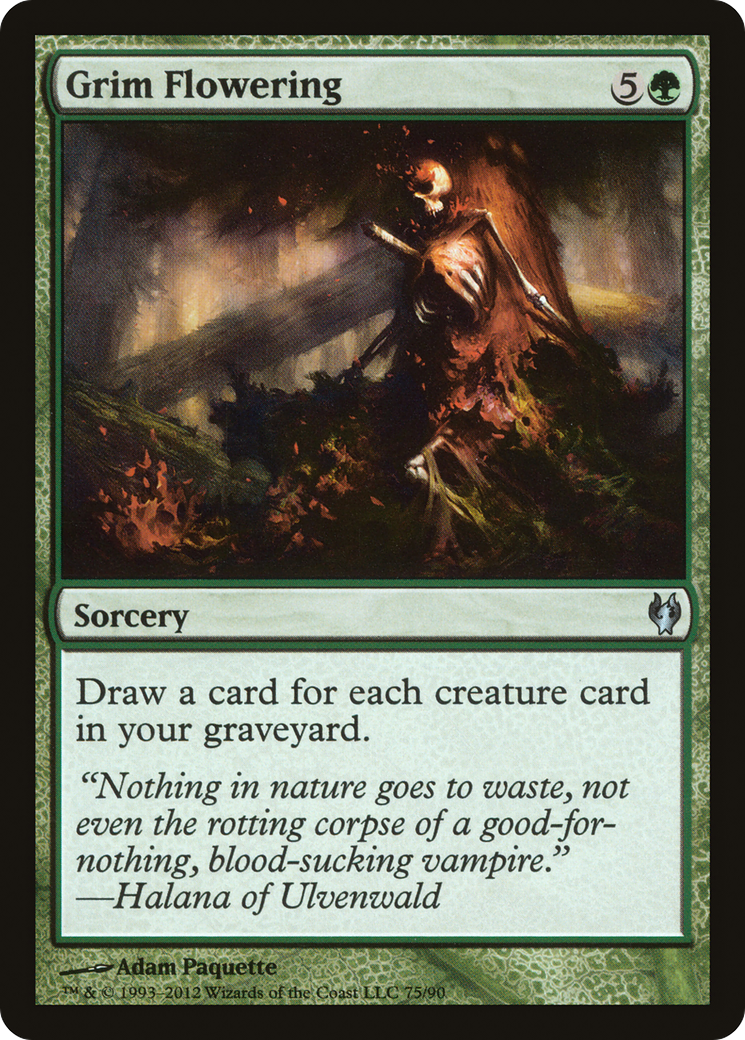{C} Grim Flowering [Duel Decks: Izzet vs. Golgari][DDJ 075]