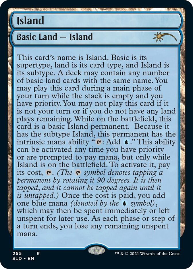 {B}[SLD 255] Island (255) [Secret Lair Drop Series]