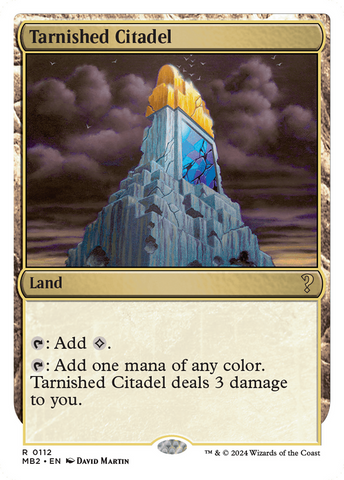 {R} Tarnished Citadel (White Border) [Mystery Booster 2][MB2 112]