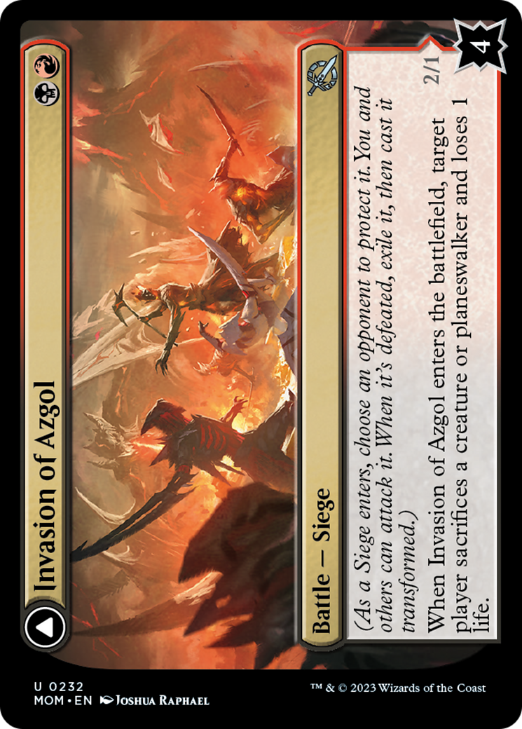 {C} Invasion of Azgol // Ashen Reaper [March of the Machine][MOM 232]