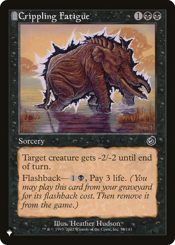 Crippling Fatigue [LIST 58/143] : (tombstone)