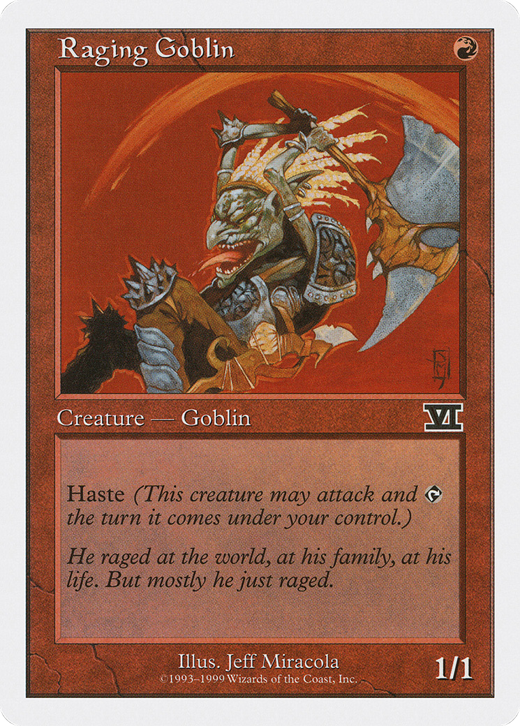 {C} Raging Goblin [Battle Royale][BRB 055]
