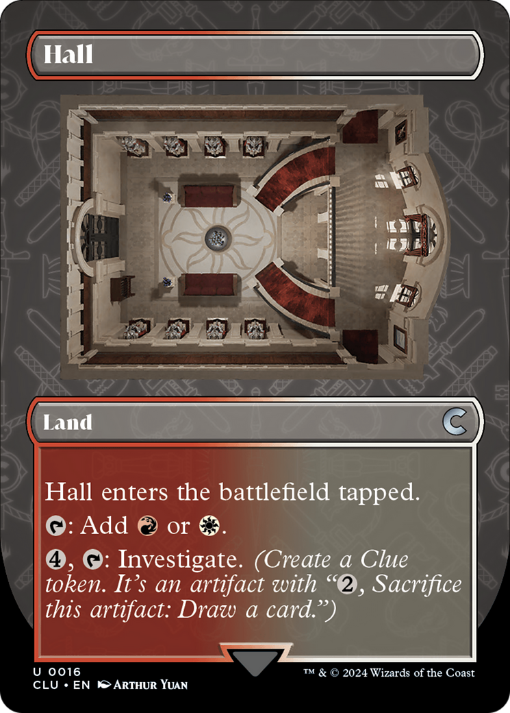 {C} Hall (Borderless) [Ravnica: Clue Edition][CLU 016]