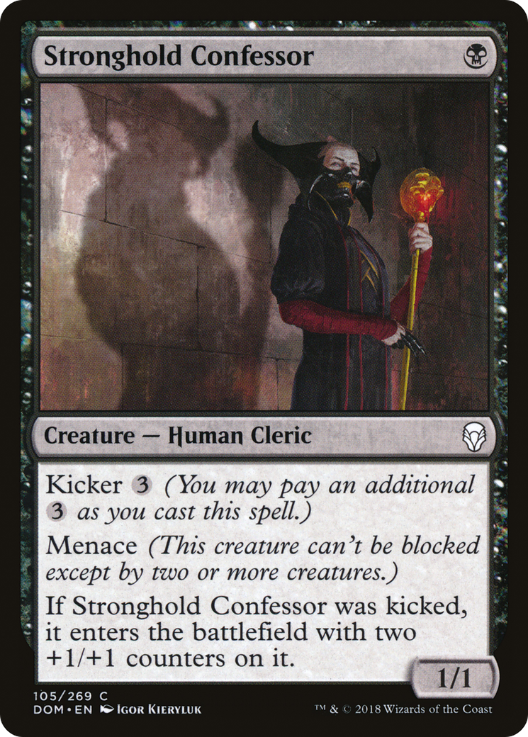 {C} Stronghold Confessor [Dominaria][DOM 105]