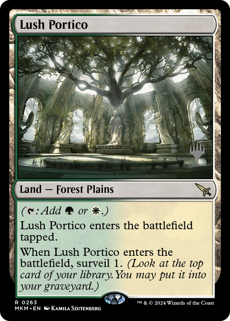{R} Lush Portico (Promo Pack) [Murders at Karlov Manor Promos][PP MKM 263]