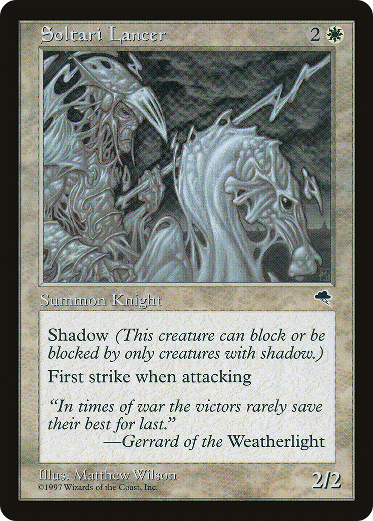 {C} Soltari Lancer [Tempest][TMP 044]