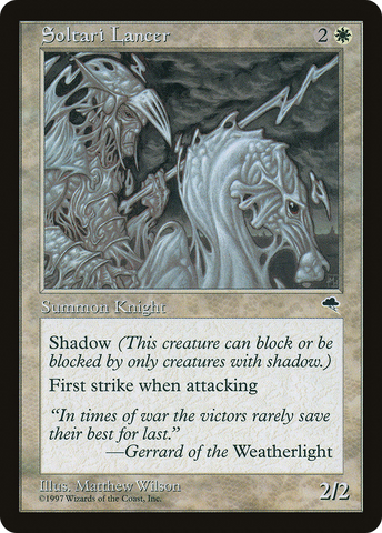 {C} Soltari Lancer [Tempest][TMP 044]