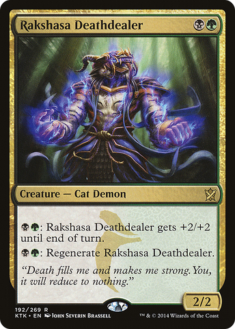{R} Rakshasa Deathdealer [Khans of Tarkir][KTK 192]