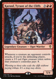 {R} Kazuul, Tyrant of the Cliffs [Commander 2016][C16 130] - Misty Mountain Games