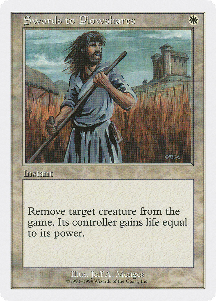 {C} Swords to Plowshares [Battle Royale][BRB 084] - Misty Mountain Games