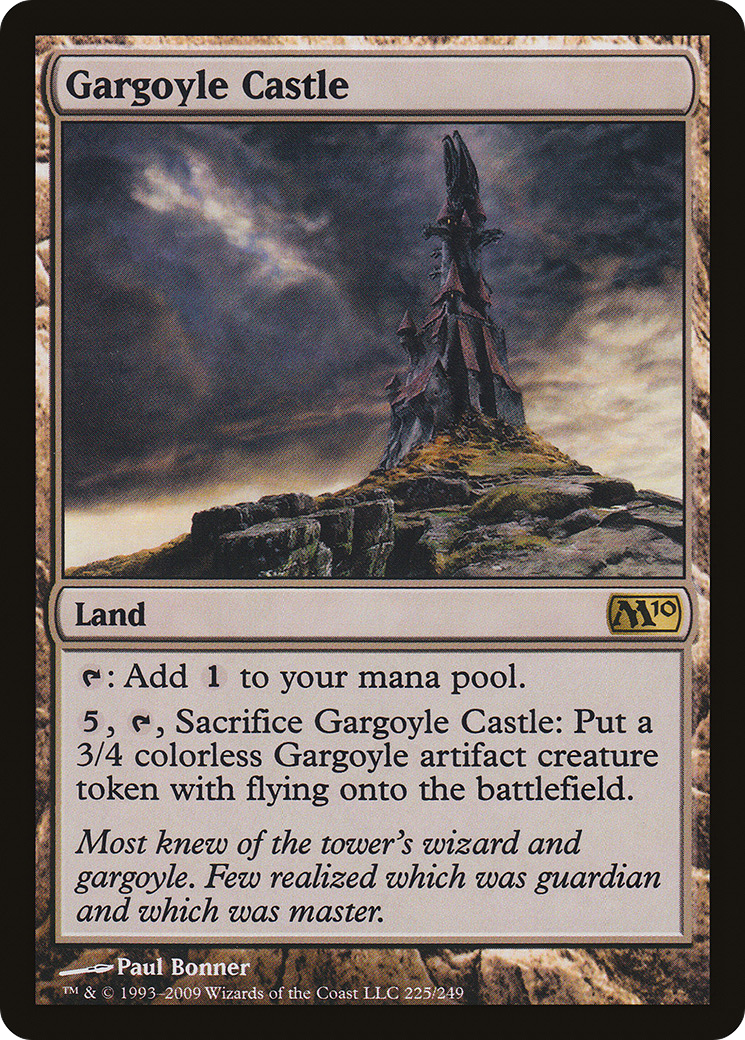 {R} Gargoyle Castle [Magic 2010][M10 225]