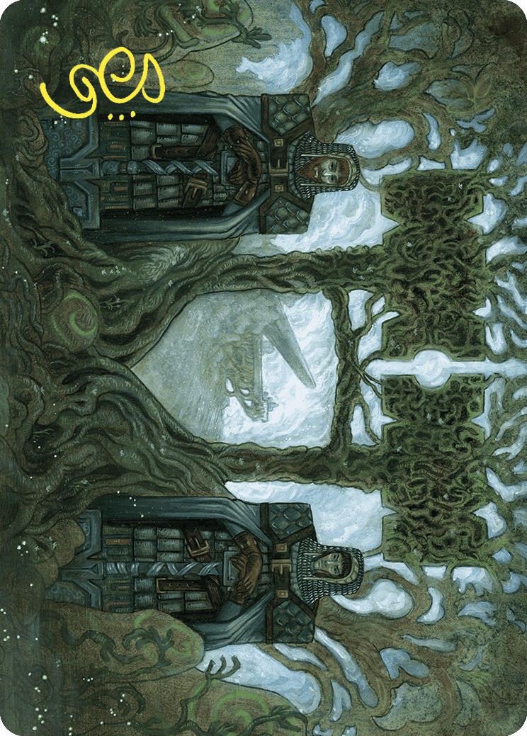 {A} Court of Garenbrig Art Card (Gold-Stamped Signature) [Wilds of Eldraine Art Series][GS AWOE 054]