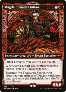 {R} Magda, Brazen Outlaw (Showcase) [Kaldheim][KHM 312]