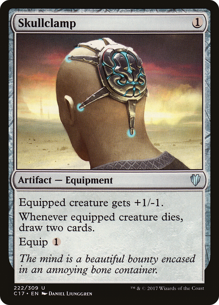 {C} Skullclamp [Commander 2017][C17 222]