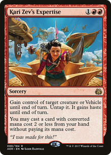 {R} Kari Zev's Expertise [Aether Revolt][AER 088] - Misty Mountain Games