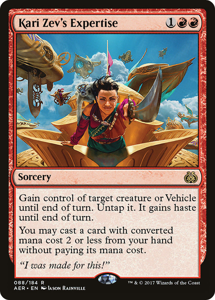 {R} Kari Zev's Expertise [Aether Revolt][AER 088]